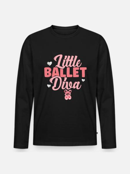 Ballet - Men's Premium Organic Long Sleeve Shirt - black