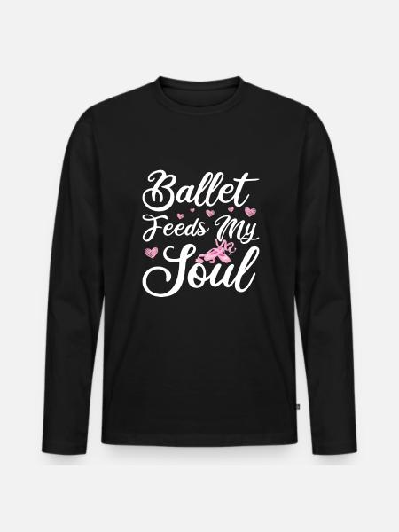 Ballet - T-shirt manches longues Premium bio Homme - noir