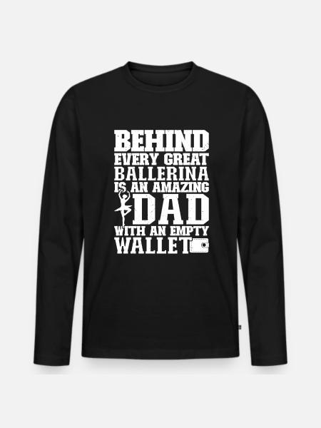 Ballet - Men's Premium Organic Long Sleeve Shirt - black