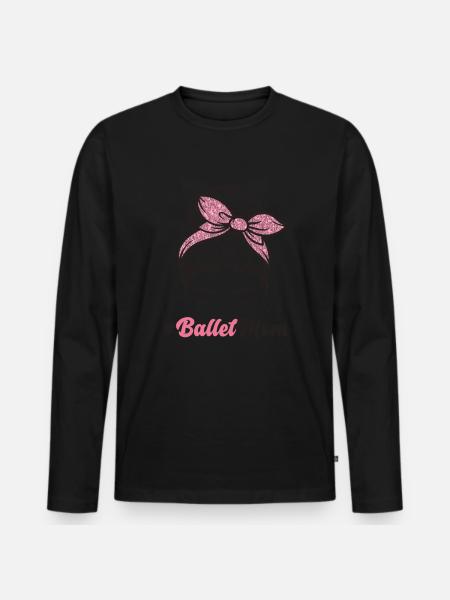 Ballet - Men's Premium Organic Long Sleeve Shirt - black