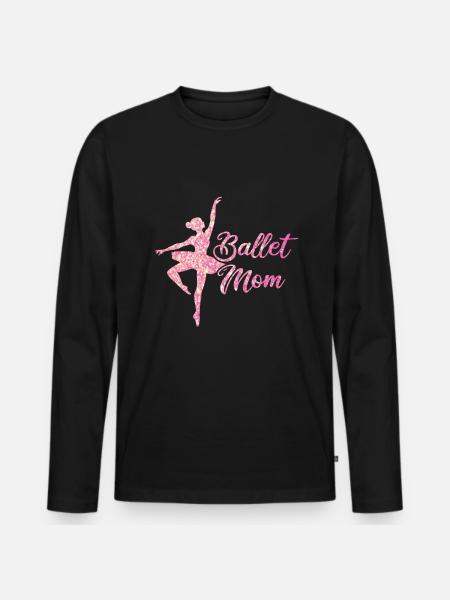 Ballet - Men's Premium Organic Long Sleeve Shirt - black