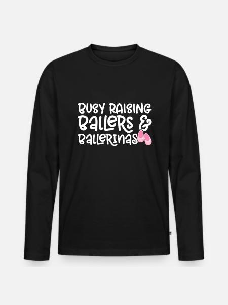 Ballet - Men's Premium Organic Long Sleeve Shirt - black