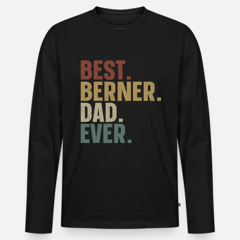Berner - Männer Premium Bio Langarmshirt - Schwarz