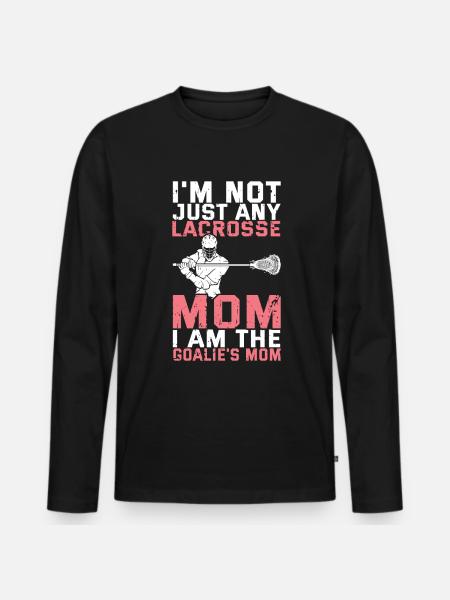 Lacrosse Goalkeeper Lacrosse Player - Men's Premium Organic Long Sleeve Shirt - black