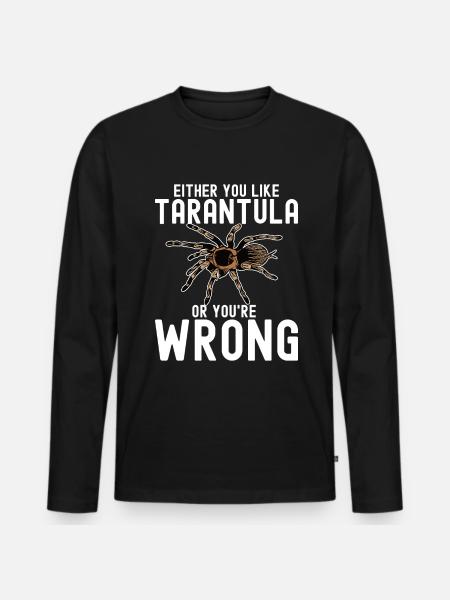 Tarentule - T-shirt manches longues Premium bio Homme - noir