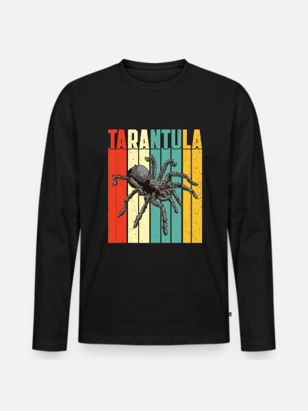 Tarantula - Men's Premium Organic Long Sleeve Shirt - black