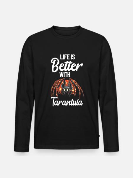 Tarantula - Men's Premium Organic Long Sleeve Shirt - black
