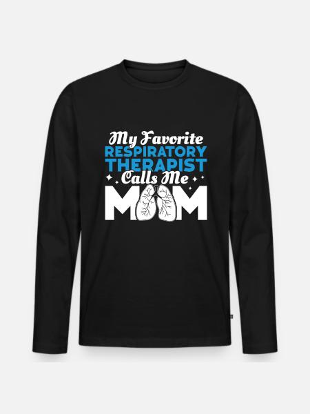 Respiratory therapists - Men's Premium Organic Long Sleeve Shirt - black