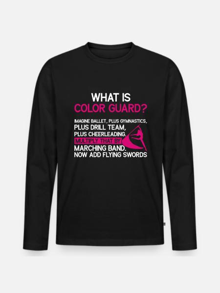 Farbschutz - Männer Premium Bio Langarmshirt - Schwarz