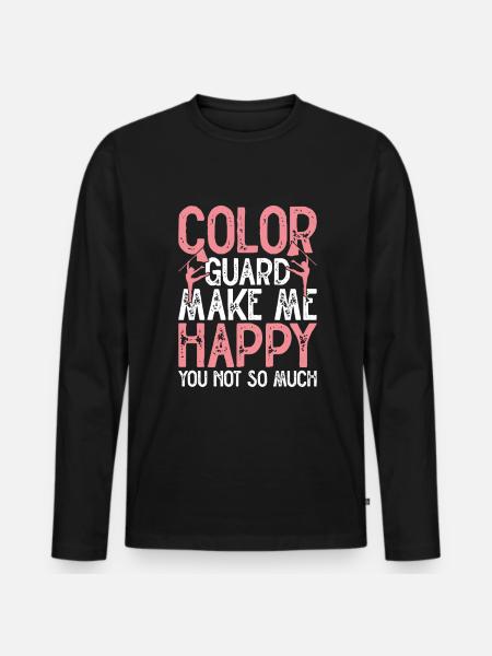 Farbschutz - Männer Premium Bio Langarmshirt - Schwarz