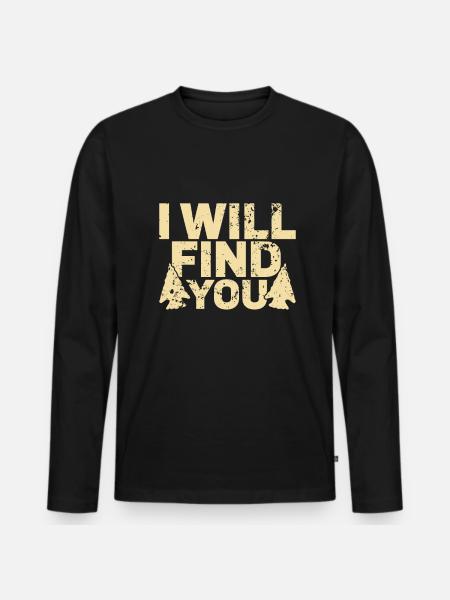Arrowhead Hunting Artifacts Archery - Men's Premium Organic Long Sleeve Shirt - black