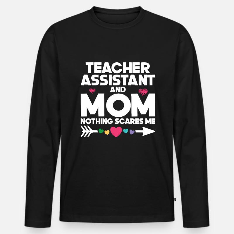 Enseignant -Assistant Directeur d’enseignement - T-shirt manches longues Premium bio Homme - noir