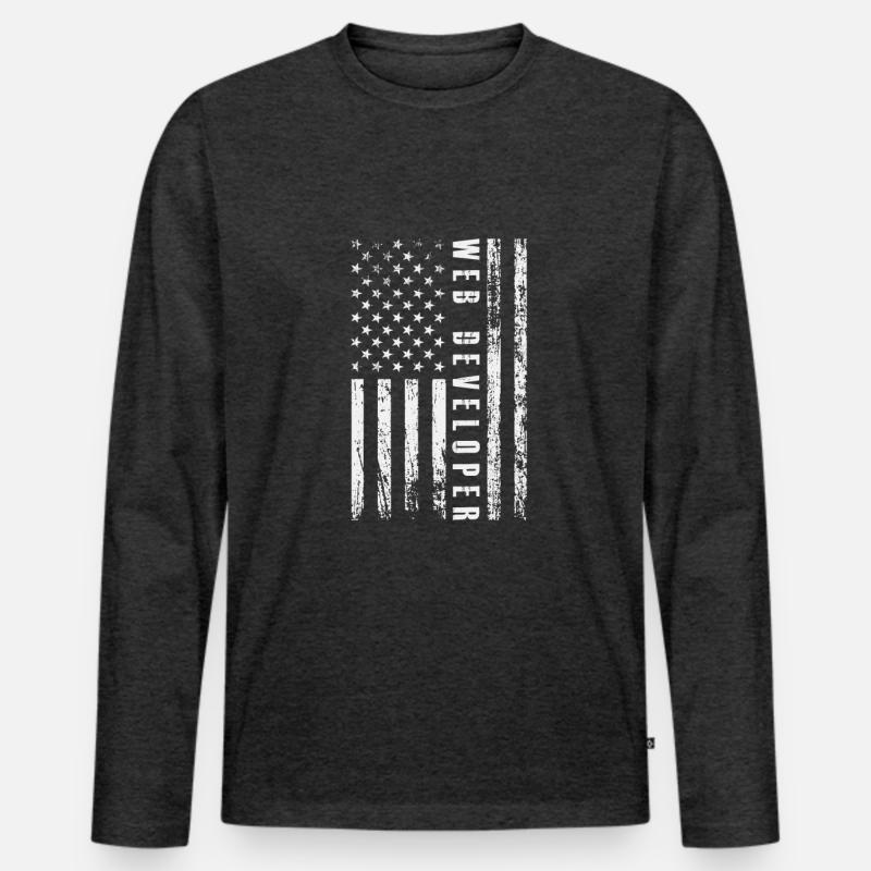 Programmer Computer Admin Coder Software Developer Men's Premium Organic Long Sleeve Shirt