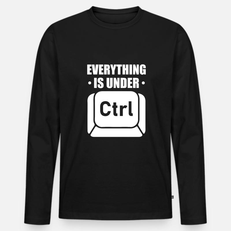 Programming Developer IT Admin Programmer Coding Men's Premium Organic Long Sleeve Shirt