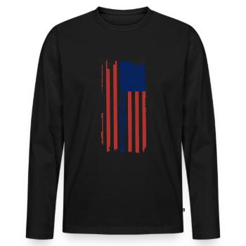 Cornhole-Spieler Cornhole-Team-Cornhole-Spiel - Männer Premium Bio Langarmshirt - Schwarz - Vorne - Nico (187cm)