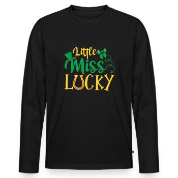 Irish St Patricks Day Funny Saint Patricks Day - Men's Premium Organic Long Sleeve Shirt - black - Front - Nico (187cm)