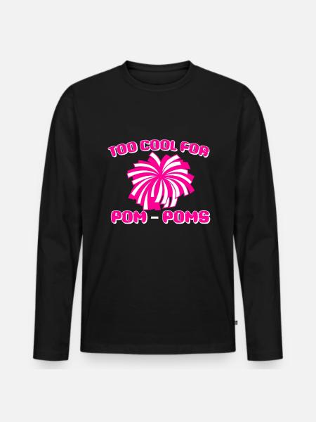 Cheerleadermädchen Cheerleading Jugend - Männer Premium Bio Langarmshirt - Schwarz