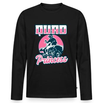 Quadgirl ATV 4 Wheeler Off Roading Lover - Männer Premium Bio Langarmshirt - Schwarz - Vorne - Nico (187cm)