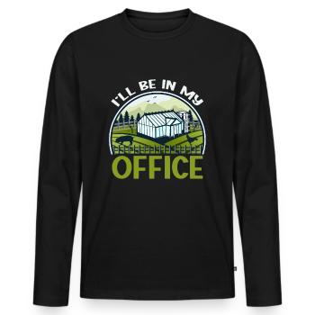 Garden Garden Garden Plants Vegetables - Men's Premium Organic Long Sleeve Shirt - black - Front - Nico (187cm)