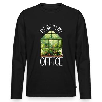 Garden Garden Garden Plants Vegetables - Men's Premium Organic Long Sleeve Shirt - black - Front - Nico (187cm)