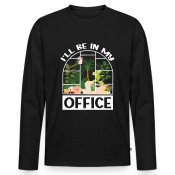 Garden Garden Garden Plants Vegetables - Men's Premium Organic Long Sleeve Shirt - black - Front - Nico (187cm)