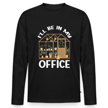 Garden Garden Garden Plants Vegetables - Men's Premium Organic Long Sleeve Shirt - black - Front - Nico (187cm)