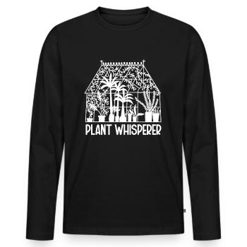 Garden Garden Garden Plants Vegetables - Men's Premium Organic Long Sleeve Shirt - black - Front - Nico (187cm)
