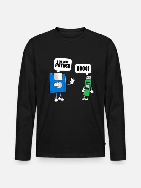 Programmierer Computercodierungssoftwareentwickler - Männer Premium Bio Langarmshirt - Schwarz