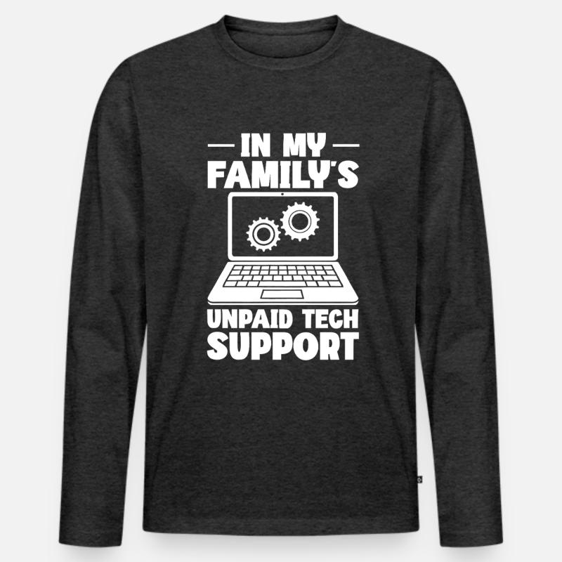 Programmierer Computercodierungssoftwareentwickler Männer Premium Bio Langarmshirt