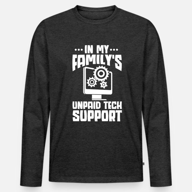 Programmierer Computercodierungssoftwareentwickler Männer Premium Bio Langarmshirt
