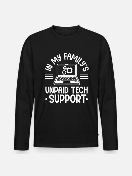 Programmierer Computercodierungssoftwareentwickler - Männer Premium Bio Langarmshirt - Schwarz