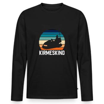 Cadeau de fête foraine et fête foraine - T-shirt manches longues Premium bio Homme - noir - Devant - Nico (187cm)