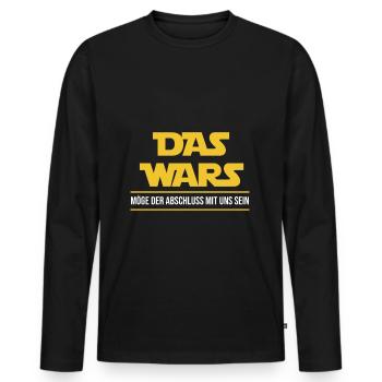 The Wars - Cadeau allemand de science-fiction-science-fiction - T-shirt manches longues Premium bio Homme - noir - Devant - Nico (187cm)