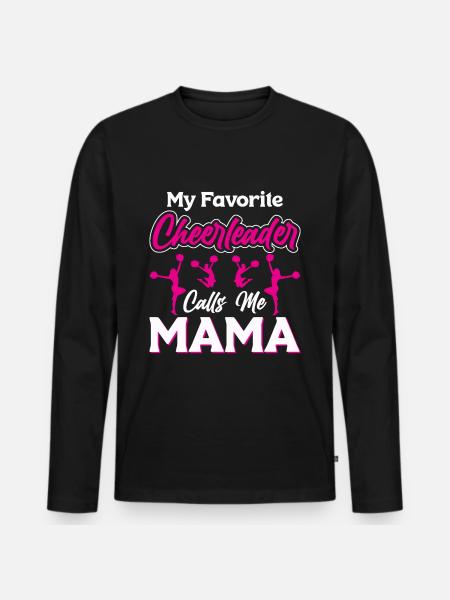 Cheerleading Team Cheerleader Trainer - Men's Premium Organic Long Sleeve Shirt - black