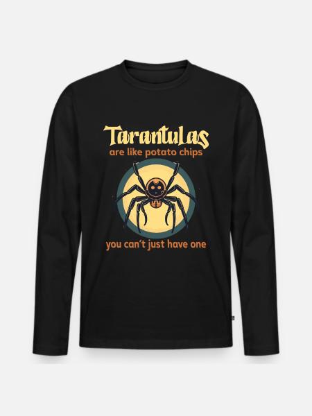 Tarantula - Men's Premium Organic Long Sleeve Shirt - black