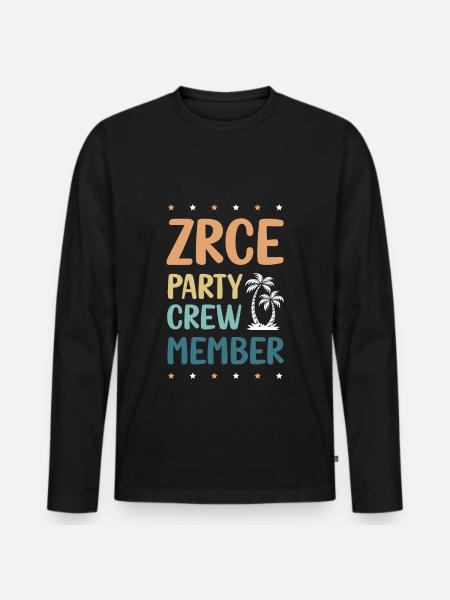 Zrce Party Crew - T-shirt manches longues Premium bio Homme - noir