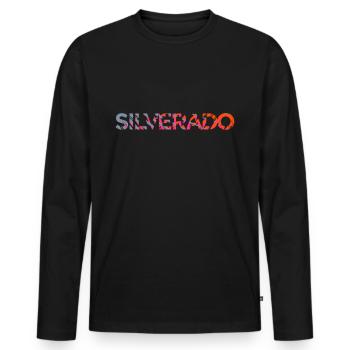 Silverado - Männer Premium Bio Langarmshirt - Schwarz - Vorne - Nico (187cm)