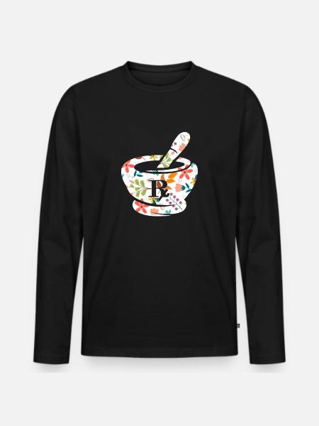 Pharmacy Pharmacist Medicine Pharmacist Gift - Men's Premium Organic Long Sleeve Shirt - black