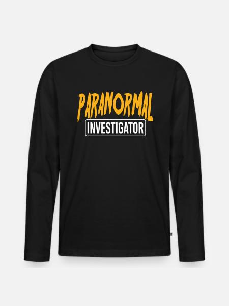 Ghost Hunters - Men's Premium Organic Long Sleeve Shirt - black