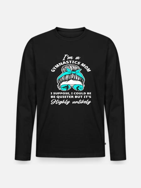 Turner Mama Mutter Geschenk - Männer Premium Bio Langarmshirt - Schwarz