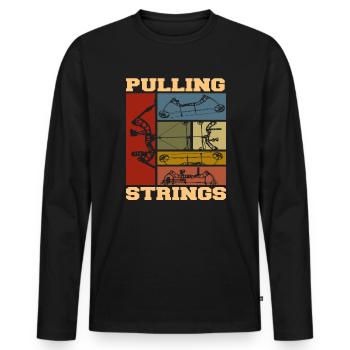 Archery Archery Sport Shooter - Men's Premium Organic Long Sleeve Shirt - black - Front - Nico (187cm)