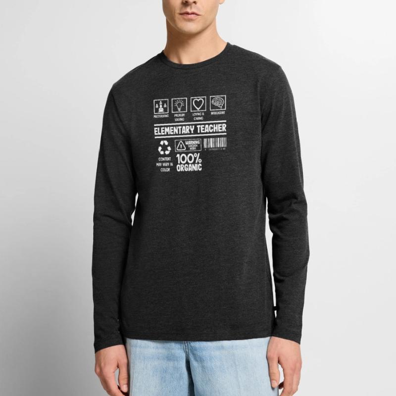 Elementary School Teacher Multitasking Problem Solving Men's Premium Organic Long Sleeve Shirt