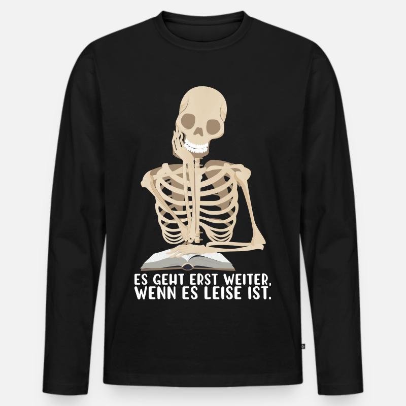Lehrer - Männer Premium Bio Langarmshirt - Schwarz