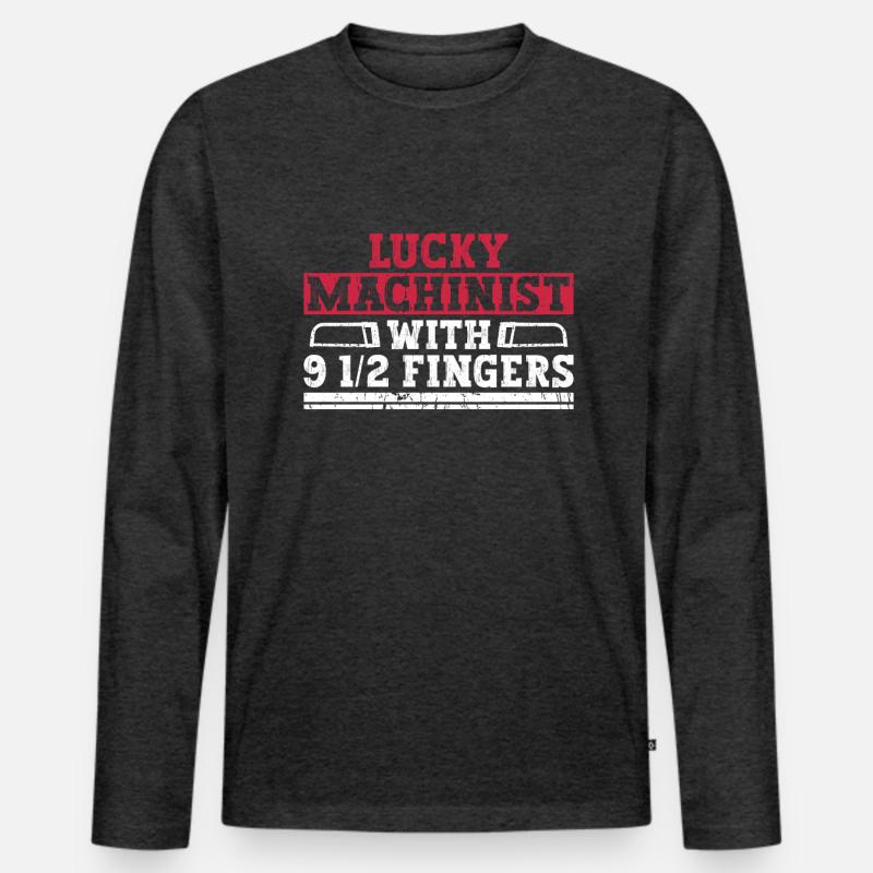 Cutting machine operator CNC machine operator Men's Premium Organic Long Sleeve Shirt