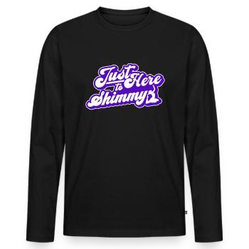 Belly Dance Belly Dancer Dancing Dancer Gift - Men's Premium Organic Long Sleeve Shirt - black - Front - Nico (187cm)