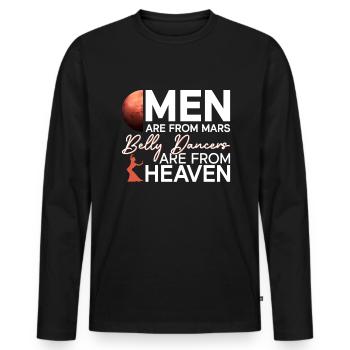 Belly Dance Belly Dancer Dancing Dancer Gift - Men's Premium Organic Long Sleeve Shirt - black - Front - Nico (187cm)