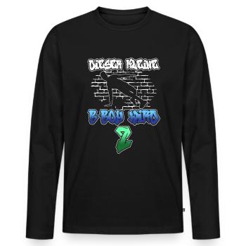 Dieser Kleine B-Boy Wird 2 - Breakdance - Männer Premium Bio Langarmshirt - Schwarz - Vorne - Nico (187cm)