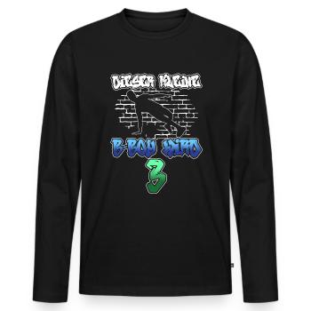 Dieser Kleine B-Boy Wird 3 - Breakdance - Männer Premium Bio Langarmshirt - Schwarz - Vorne - Nico (187cm)