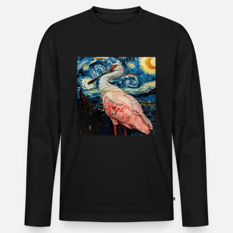 Löffler - Männer Premium Bio Langarmshirt - Schwarz