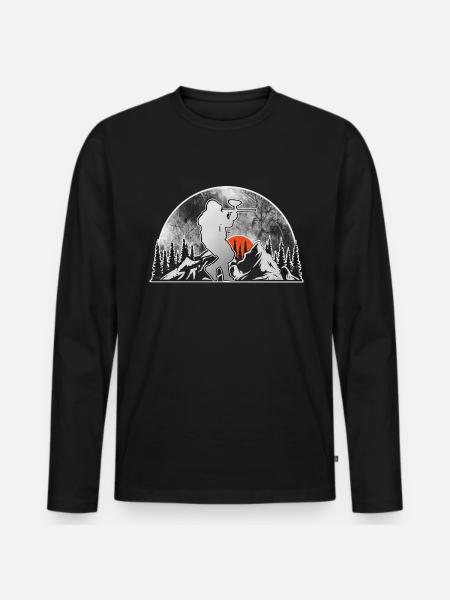Paintball - Men's Premium Organic Long Sleeve Shirt - black